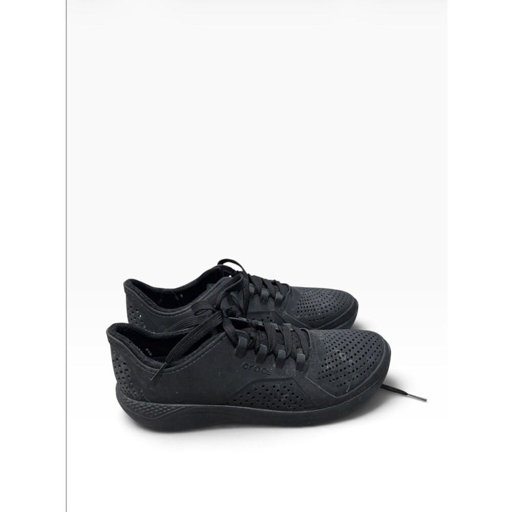 Crocs LiteRide 360 Pacer Men's Black Breathable Lace Up Low Top  Size 9
